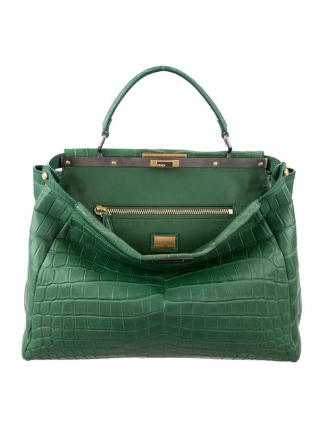 fendi peekaboo melbourne|Fendi peekaboo crocodile.